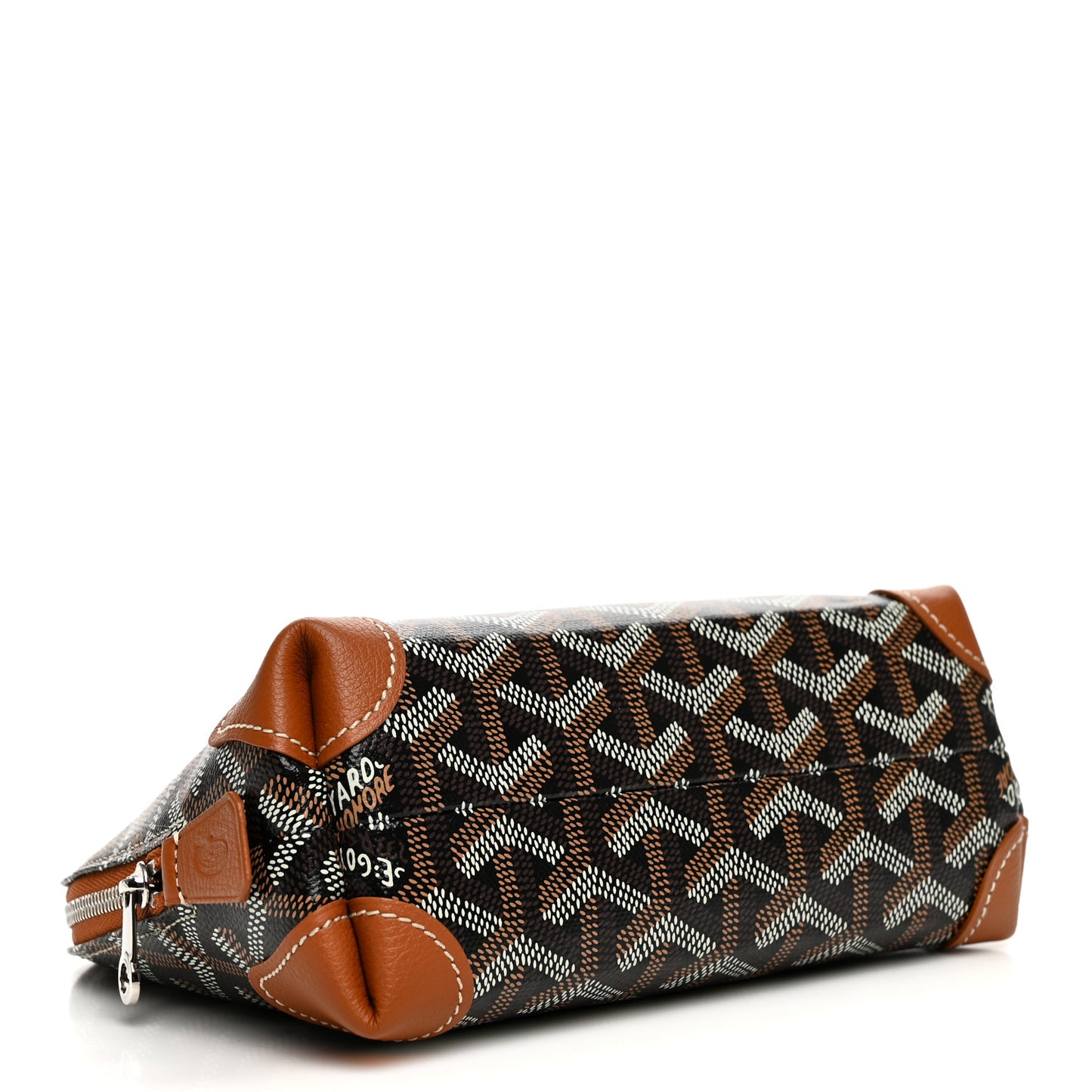 Goyardine Vendome Toiletry Pouch Black Gold