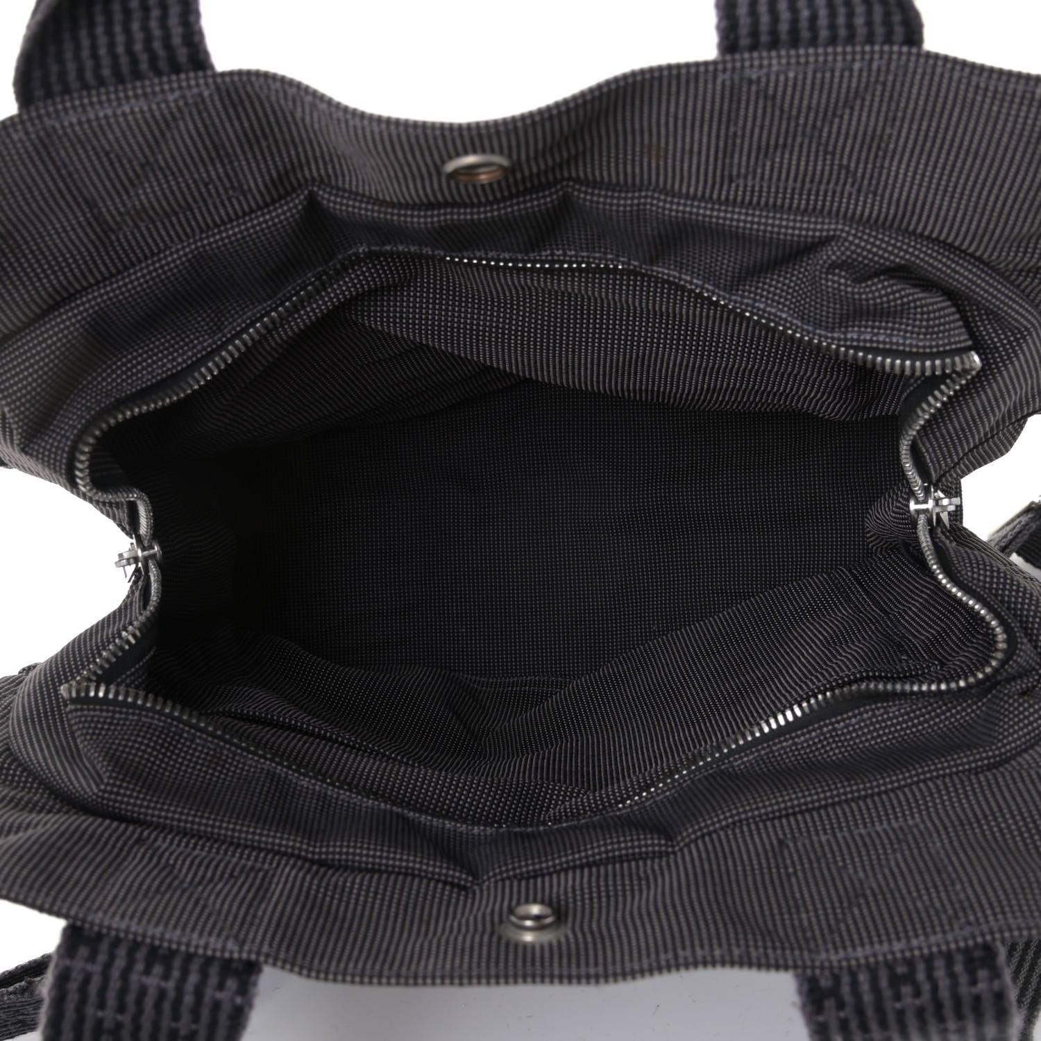 Hermes Canvas Herline Backpack Grey 4 of 4