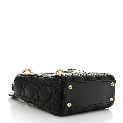 Christian Dior Lambskin Cannage Mini Lady Dior Black 4 of 10