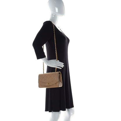 Chanel Lambskin Quilted Small Single Flap Beige 2 of 10