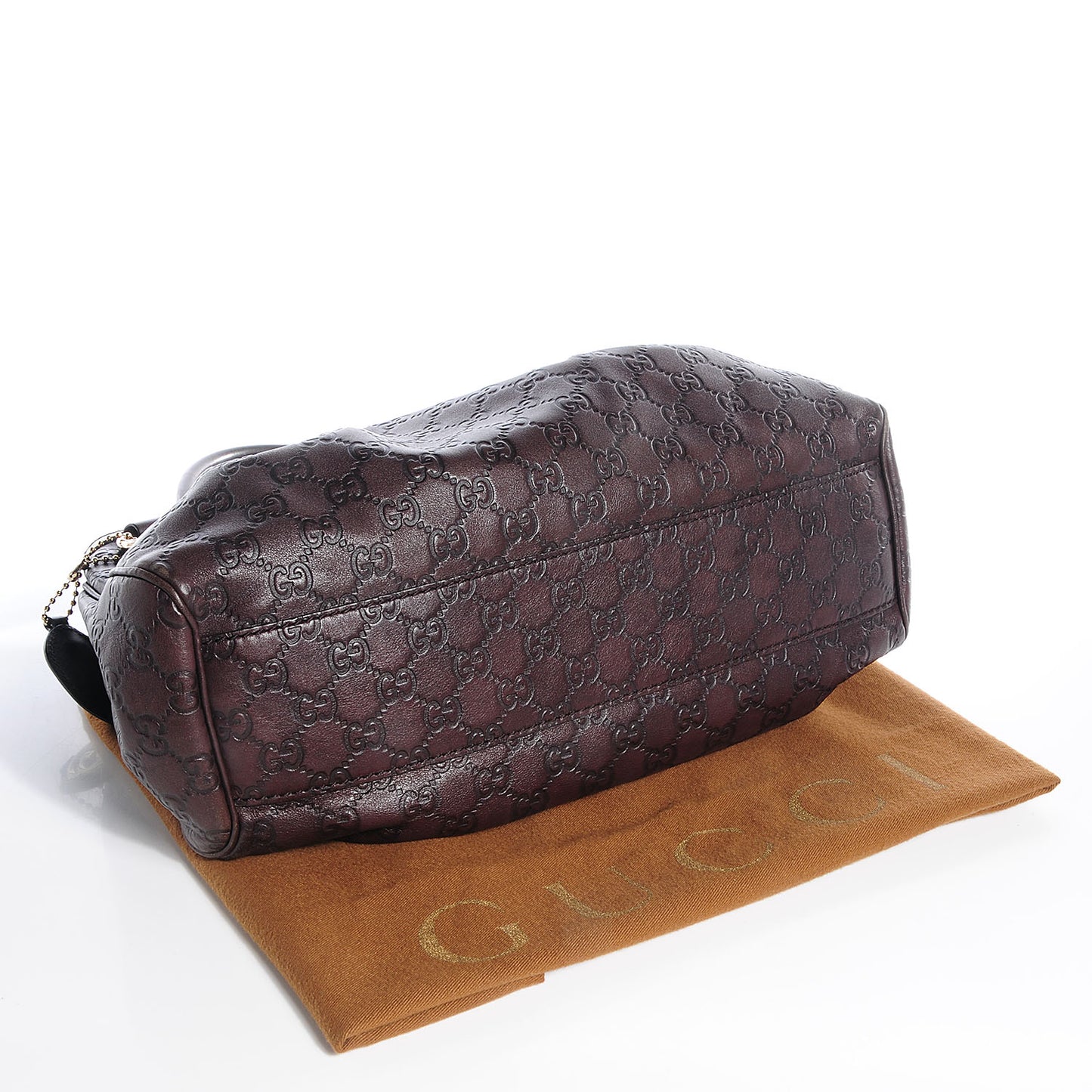Guccissima Medium Sukey Tote Brown