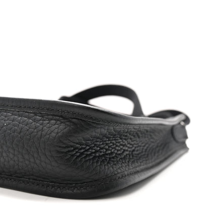 Hermes Taurillon Clemence Evelyne TPM Black 9 of 10