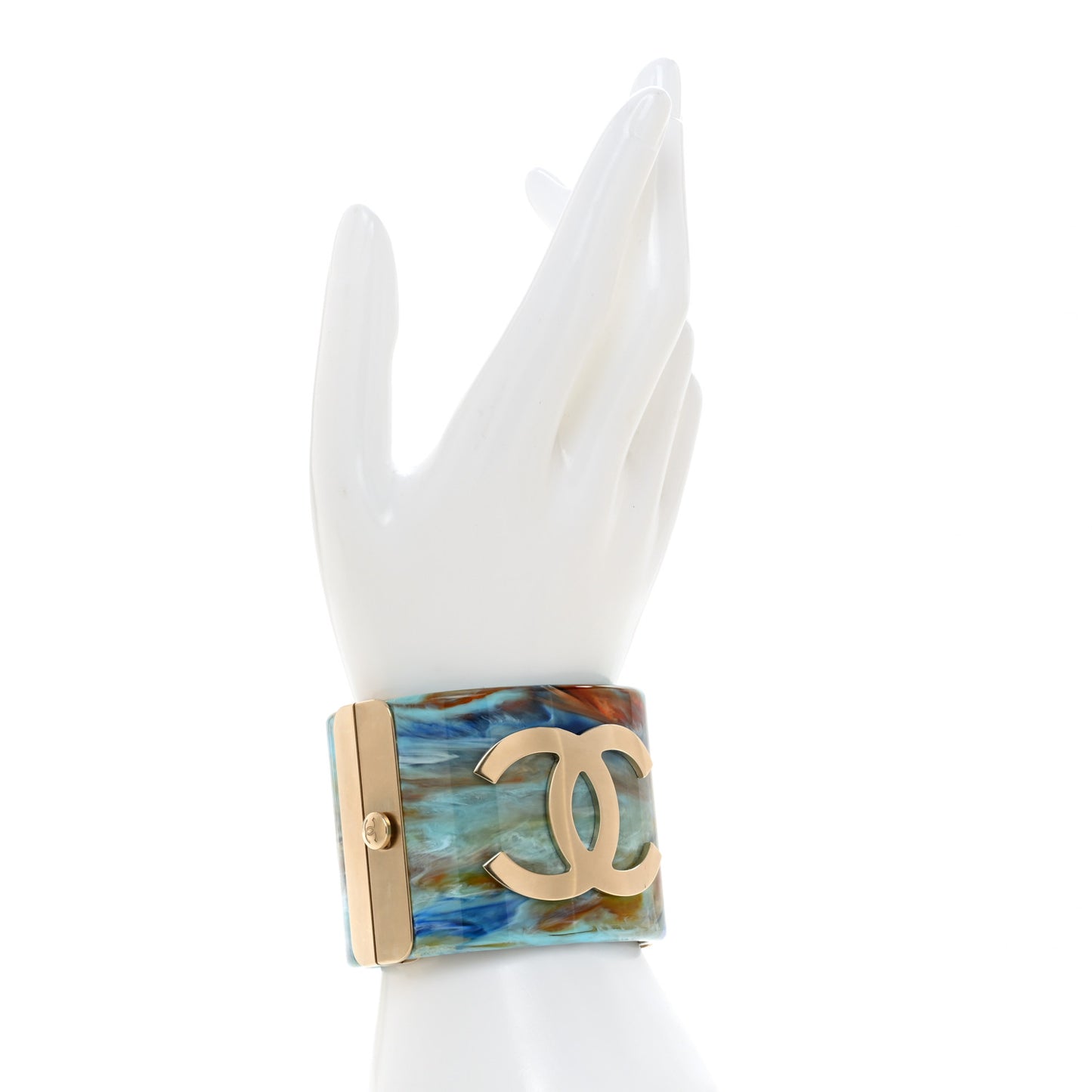 Resin CC Cuff Blue Multicolor