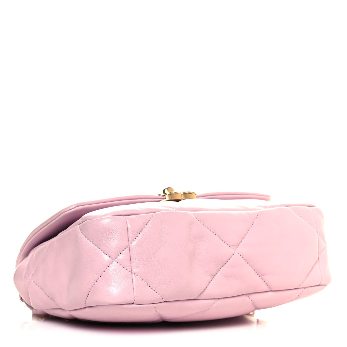 Lambskin Quilted Medium Chanel 19 Flap Light Pink