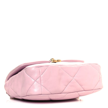 Chanel Lambskin Quilted Medium Chanel 19 Flap Light Pink 4 of 11