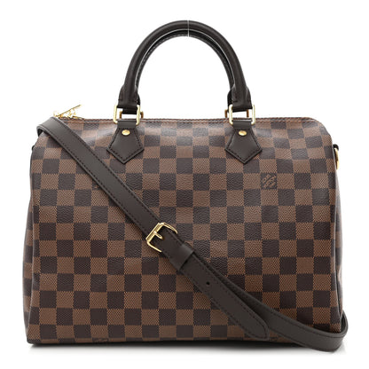 Louis Vuitton Damier Ebene Speedy Bandouliere 30 1 of 10
