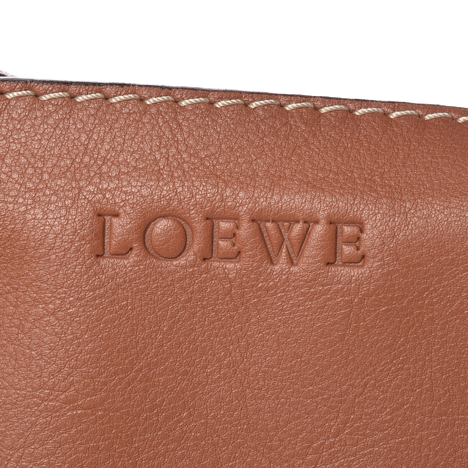 Loewe Calfskin Messenger Bag Tan 6 of 9