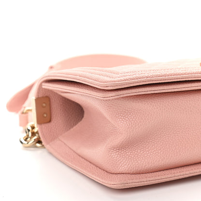 Chanel Caviar Quilted Medium Boy Flap Pink 7 of 8