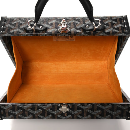 Goyard Goyardine Grand Hotel Trunk Bag Black 4 of 10