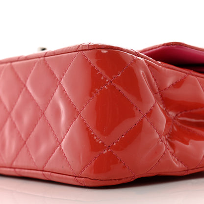 Chanel Patent Quilted Medium Double Flap Pink 10 of 14