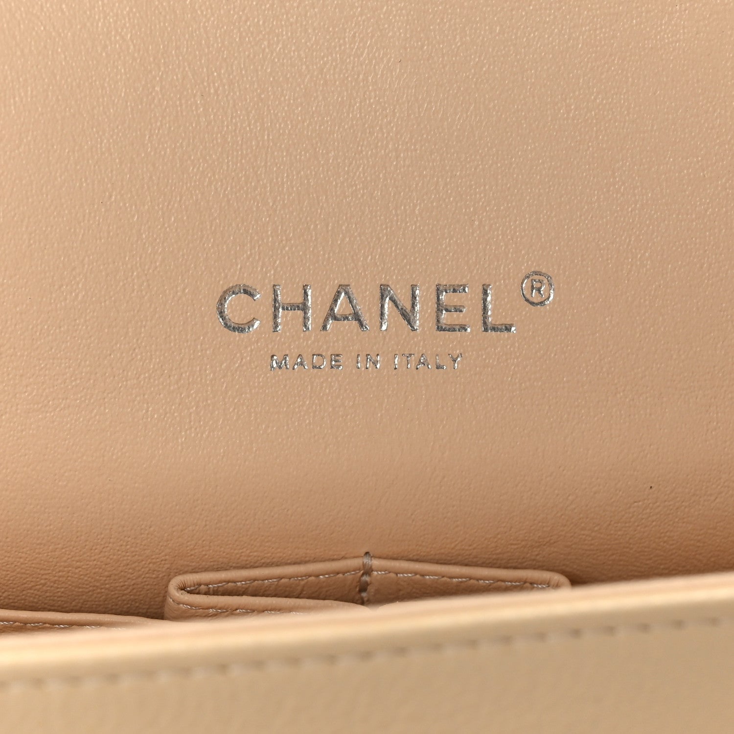 Chanel Caviar Quilted Maxi Double Flap Beige 6 of 8