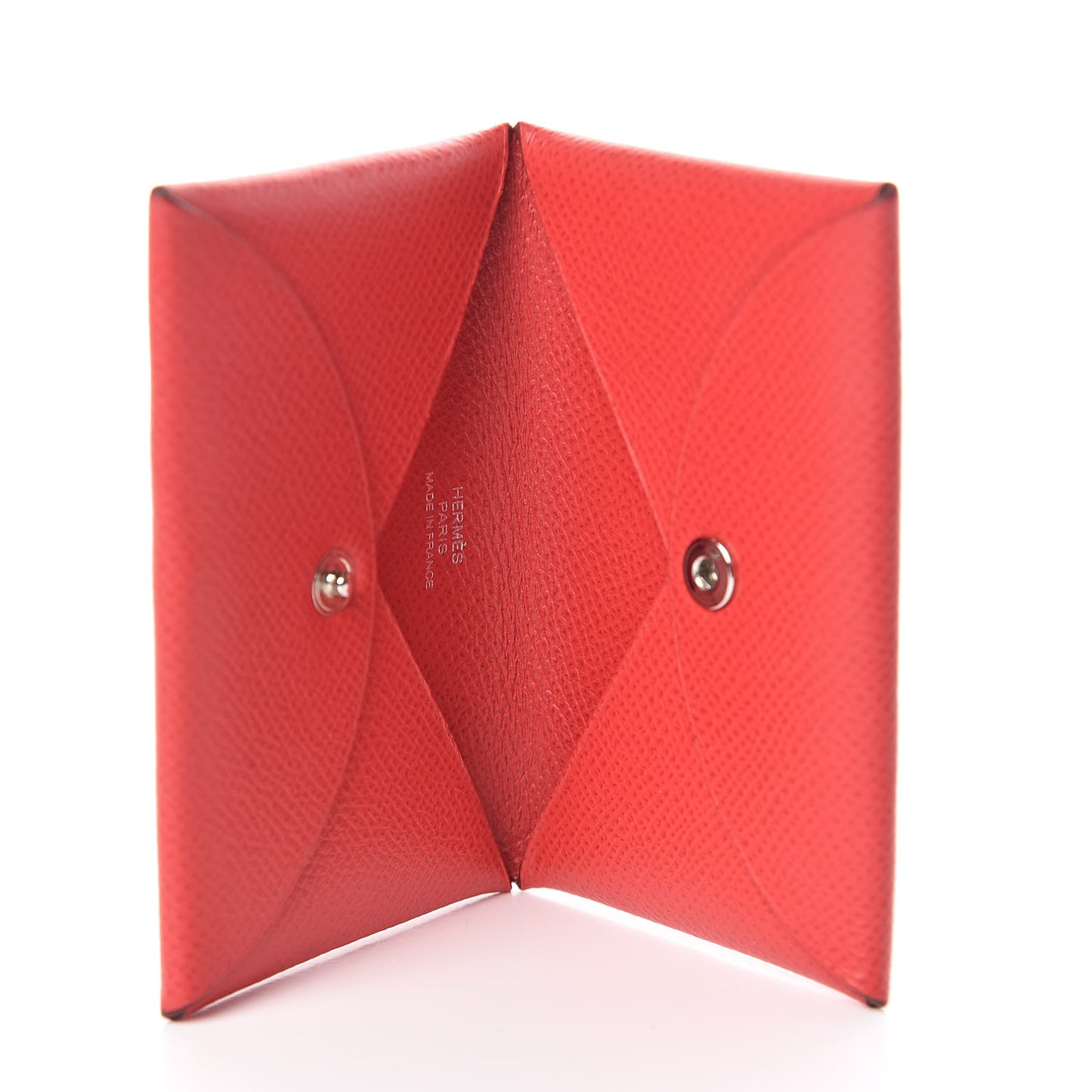 Epsom Calvi Card Case Rouge Casaque