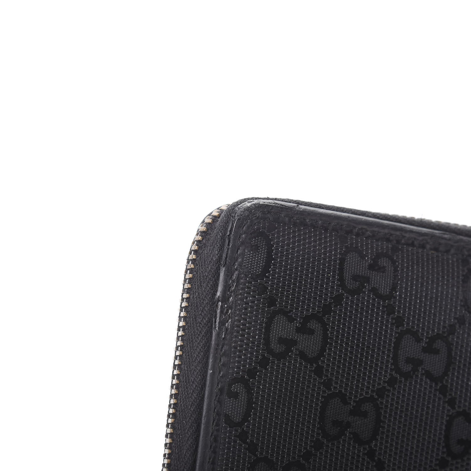 Gucci Imprime Monogram GG Pierce Zip Around Wallet Black 11 of 14