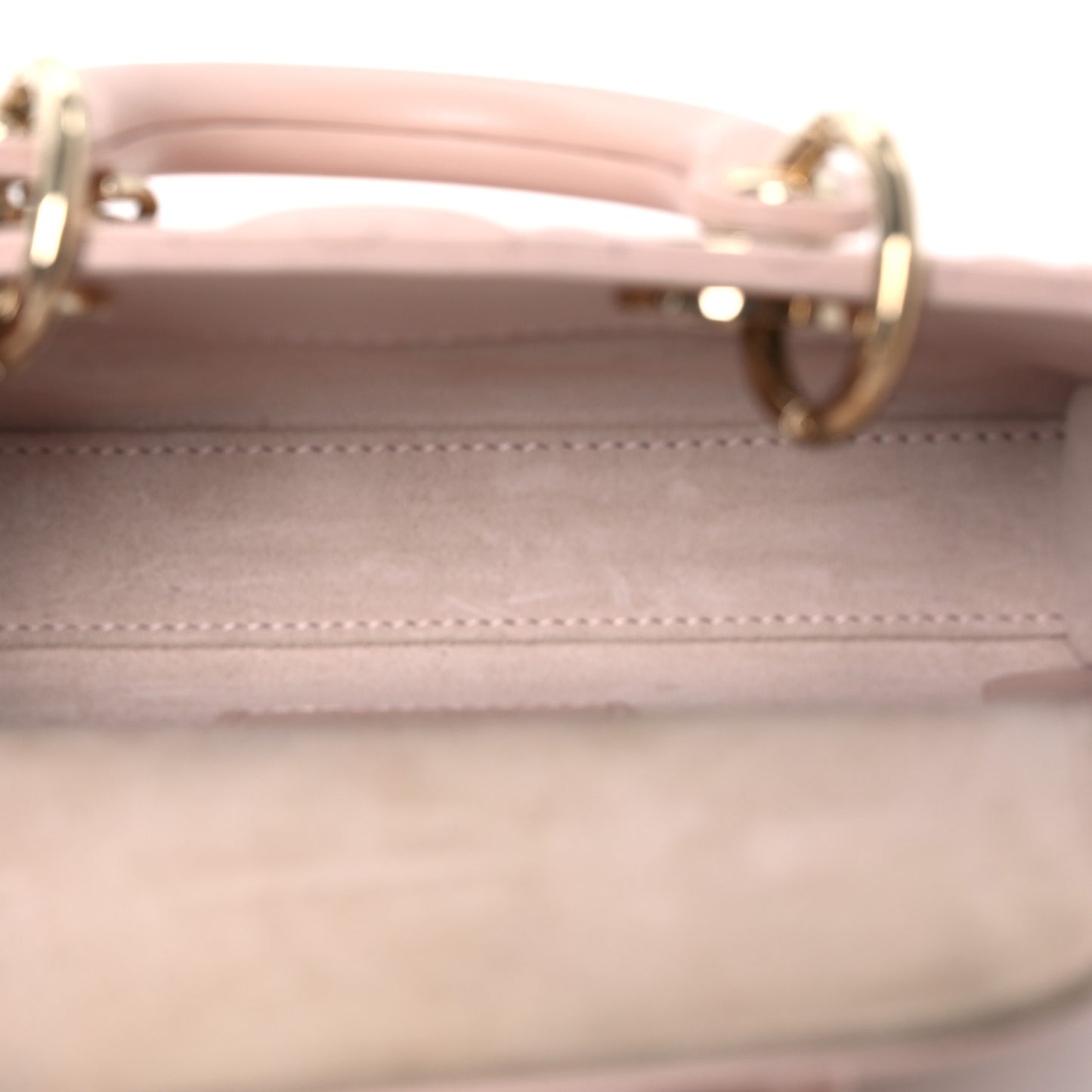 Lambskin Cannage Micro Lady D-Joy Rose Poudre