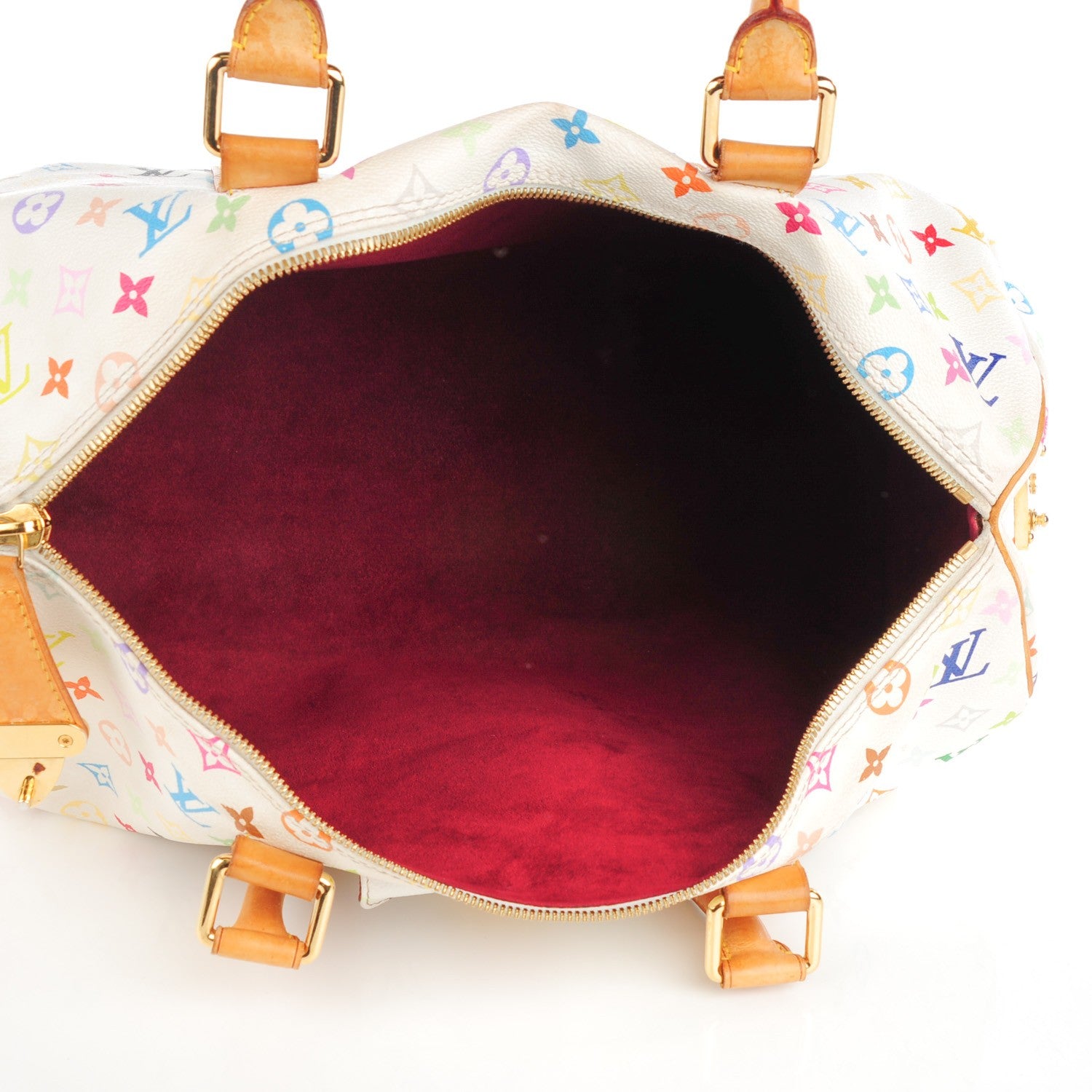 Louis Vuitton Monogram Multicolor Keepall 45 White 8 of 10