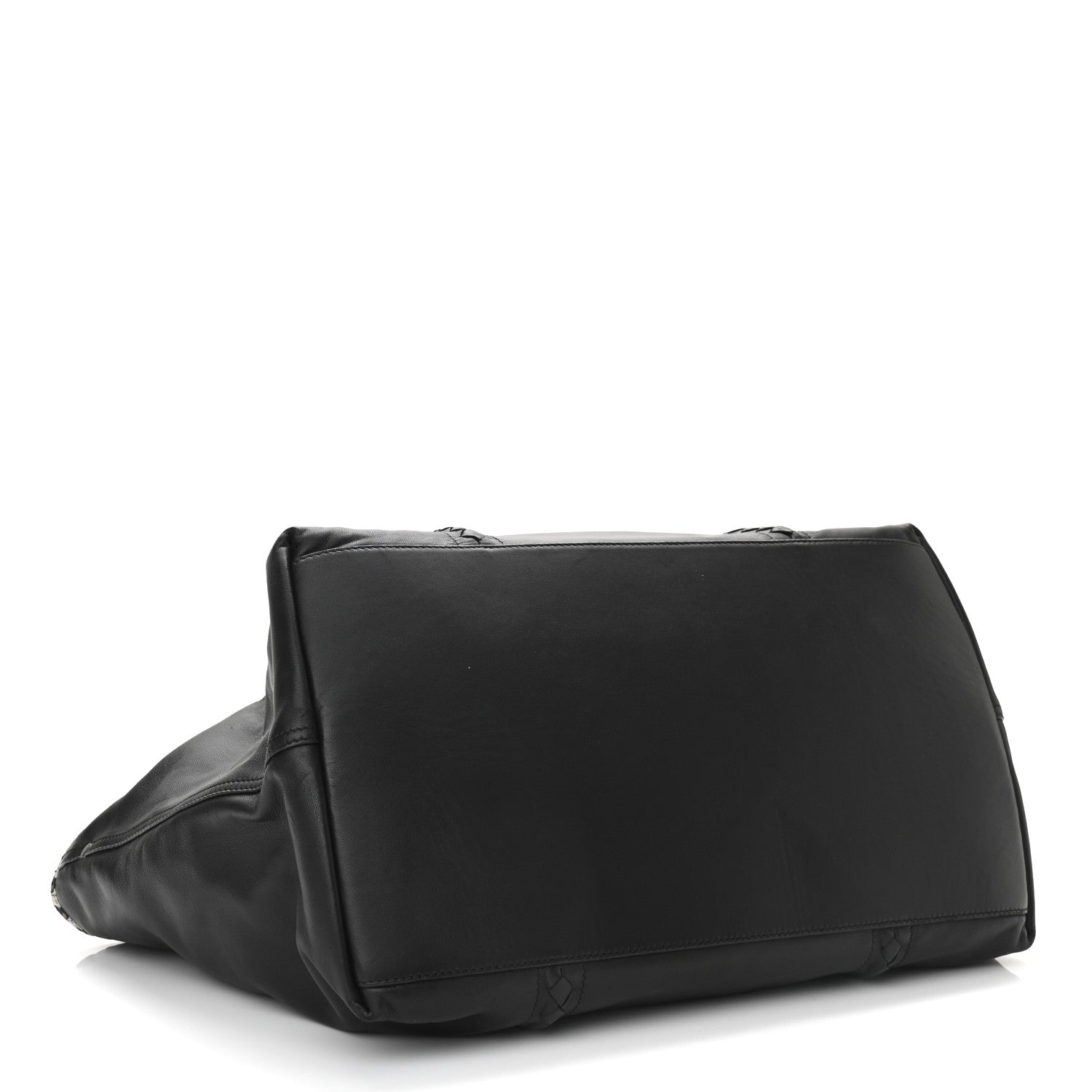 Bottega Veneta Nappa Nylon Medium Reversible Butterfly Shoulder Bag Black Cement 7 of 15