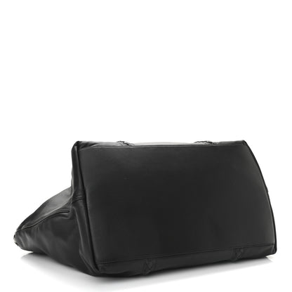 Bottega Veneta Nappa Nylon Medium Reversible Butterfly Shoulder Bag Black Cement 7 of 15