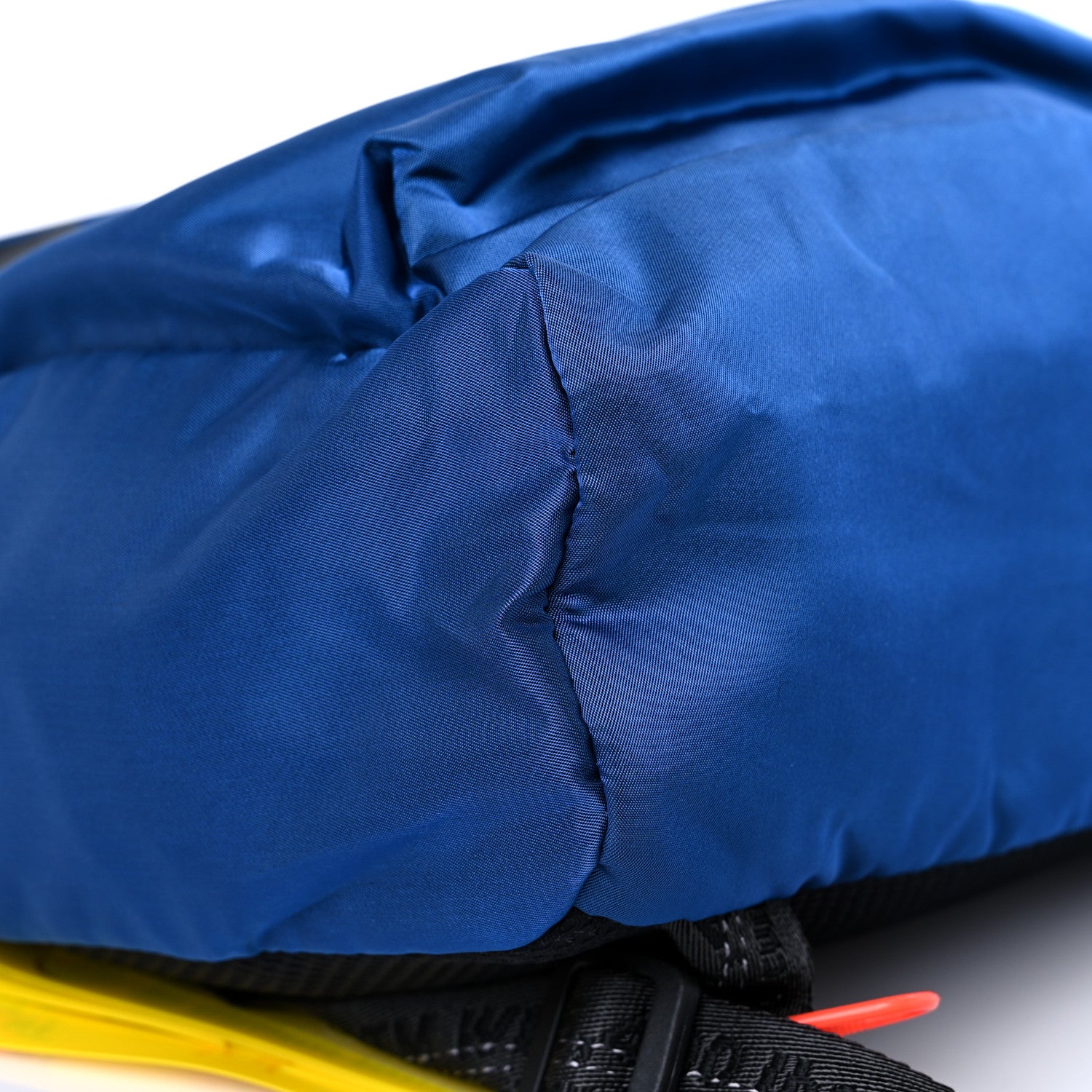 Off-White Canvas Rounded Logo Mini Backpack Blue 8 of 9