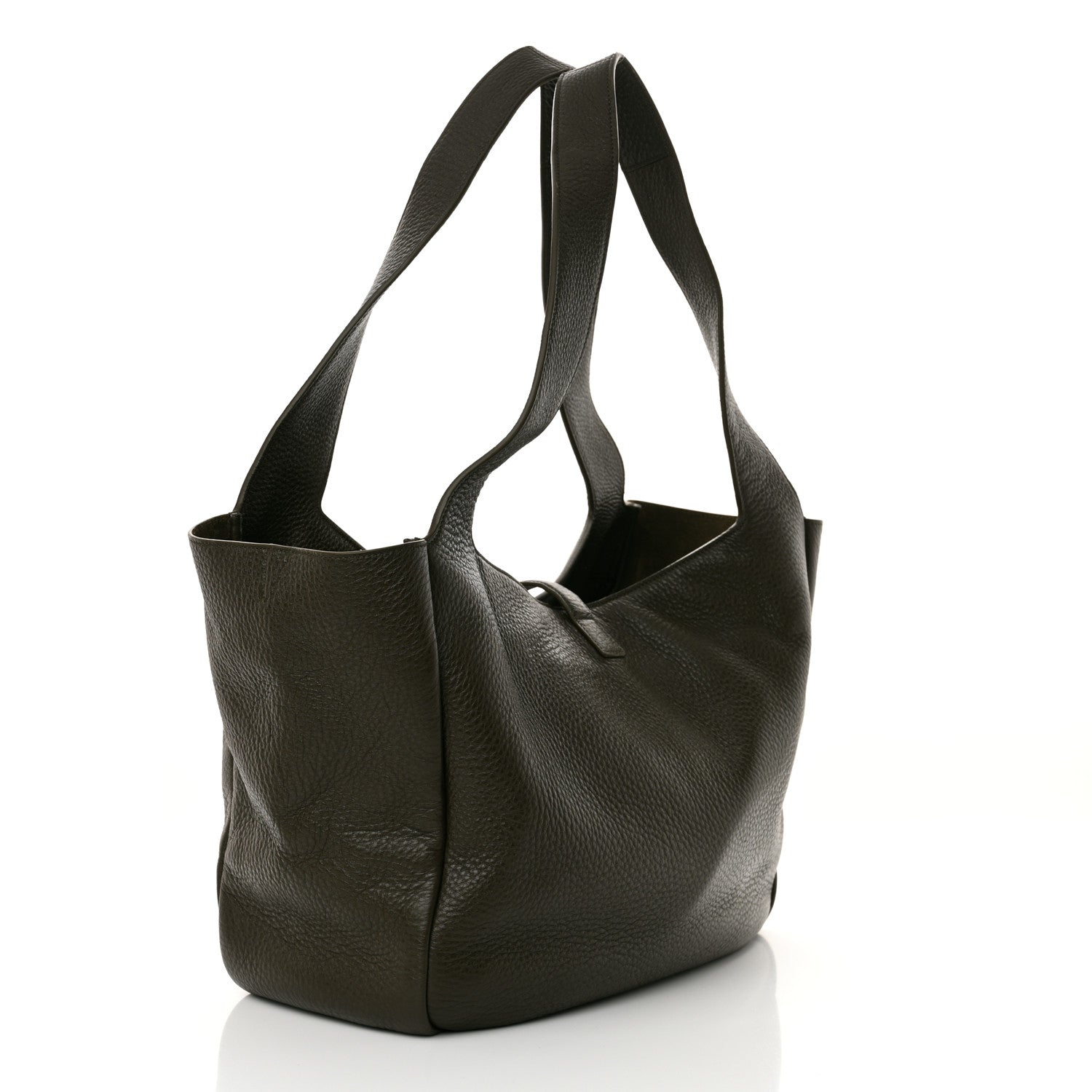Saint Laurent Grained Deerskin Bea Tote Musk 3 of 11