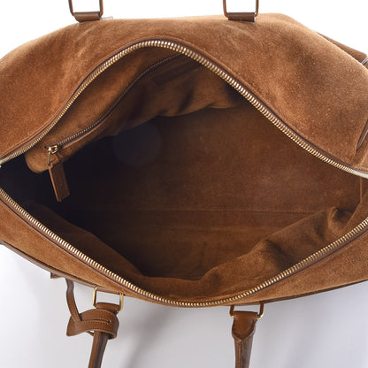 Saint Laurent Suede Calfskin Classic Duffle 12 Light Ocre 6 of 8