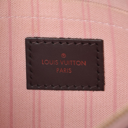 Louis Vuitton Damier Ebene Neverfull MM GM Pochette Rose Ballerine 6 of 7