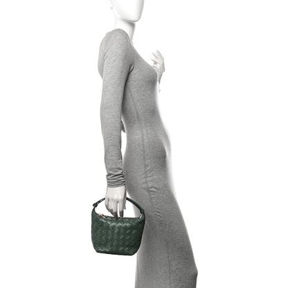 Bottega Veneta Calfskin Nappa Intrecciato Candy Wallace Aloe 2 of 10