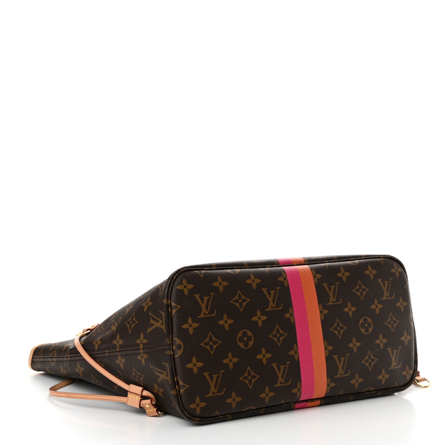 Monogram My LV Heritage Neverfull MM Fuchsia Orange