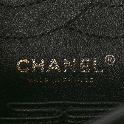 Chanel Sheepskin Chevron Quilted 2.55 Reissue 225 Flap Black 6 of 10