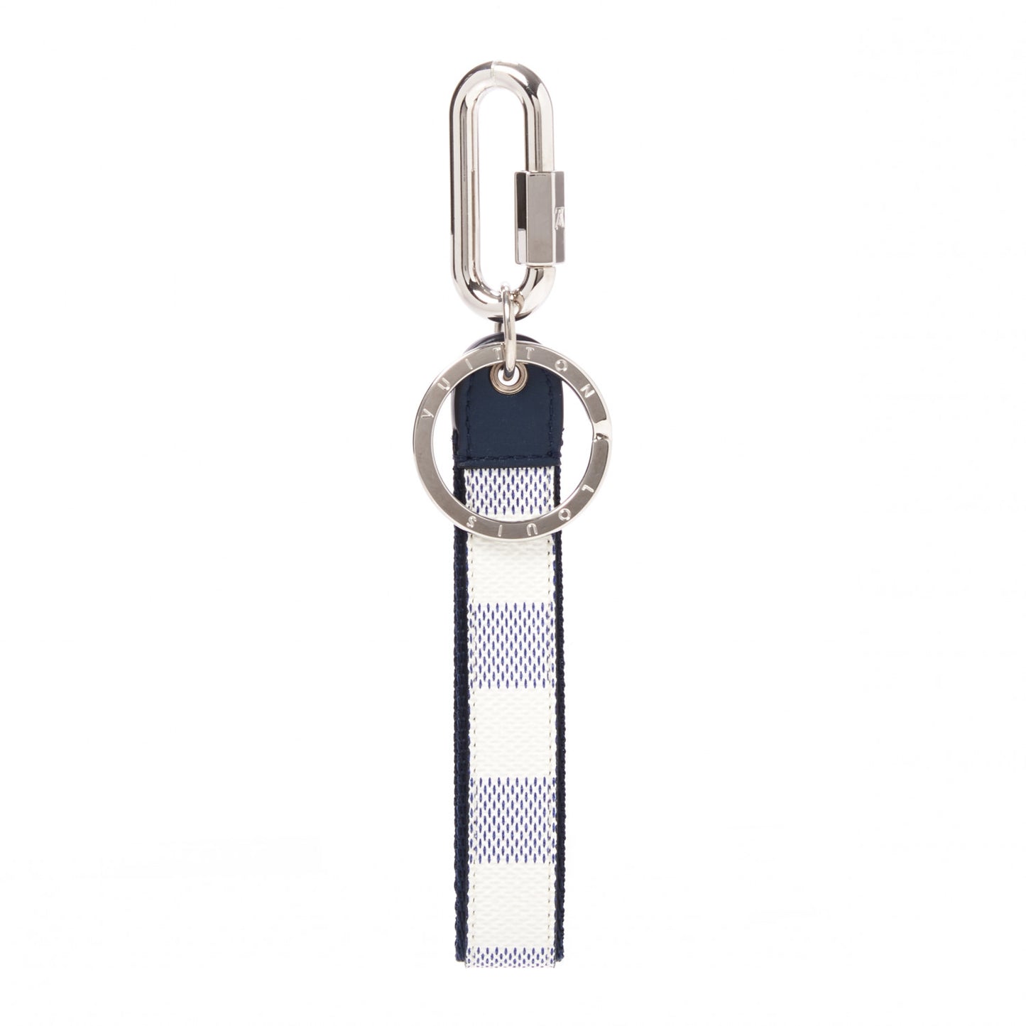 Damier Azur Coastline Dragonne Bag Charm Key Holder