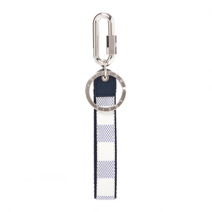 Louis Vuitton Damier Azur Coastline Dragonne Bag Charm Key Holder 3 of 5