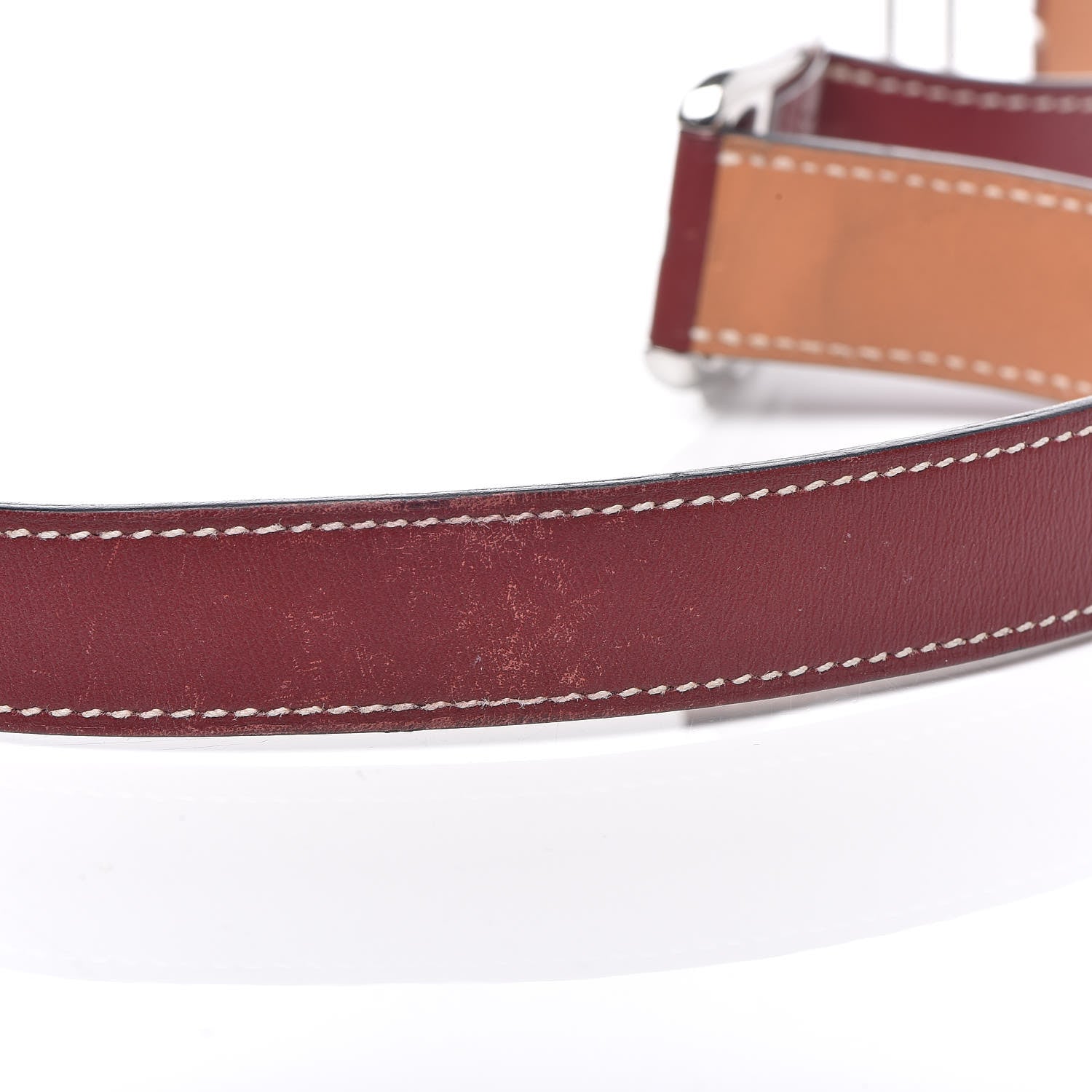 Hermes Stainless Steel Chamonix 29mm Cape Cod Double Tour Quartz Watch Rouge H 7 of 10