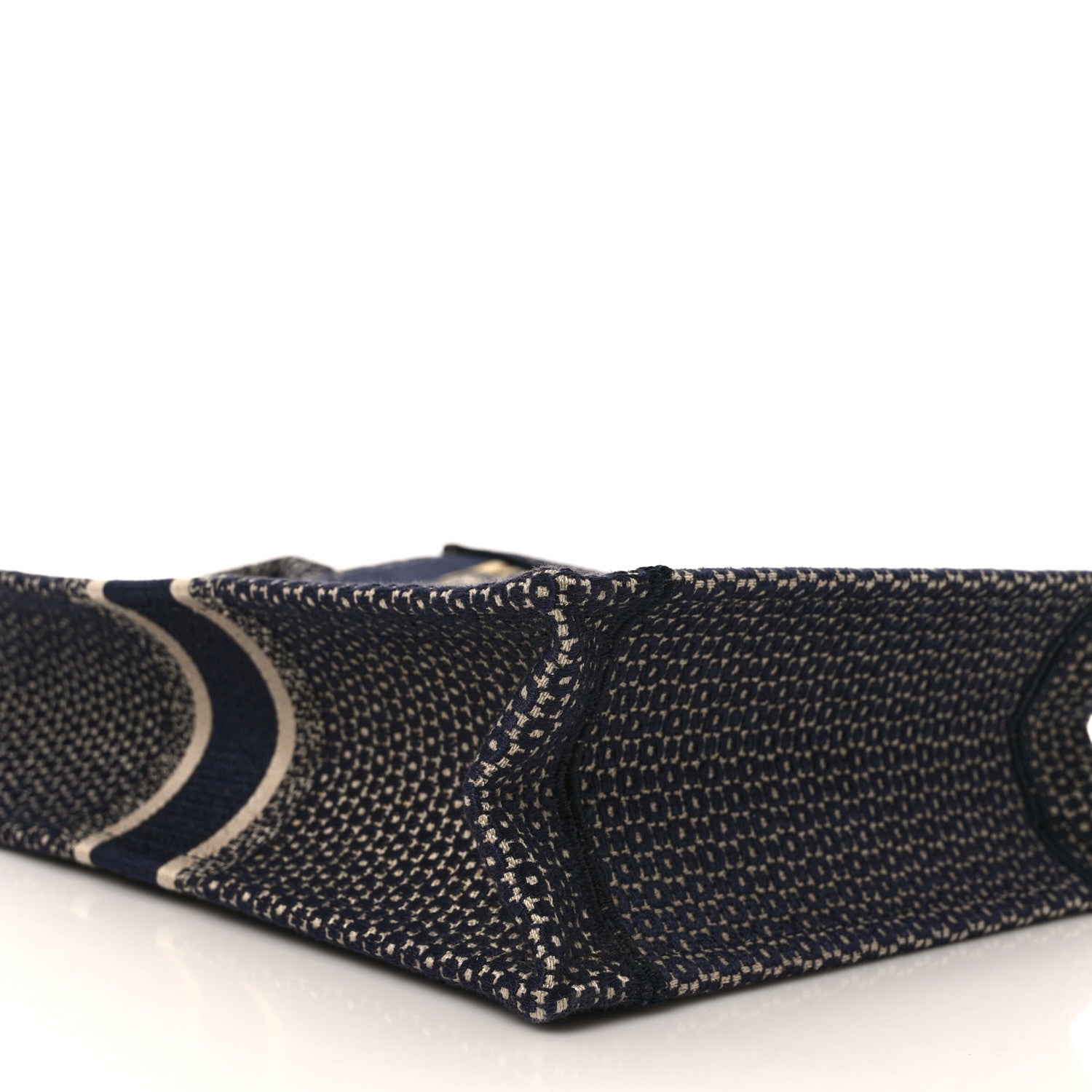Christian Dior Canvas Embroidered Vertical L'Etoile Book Tote 8 of 9