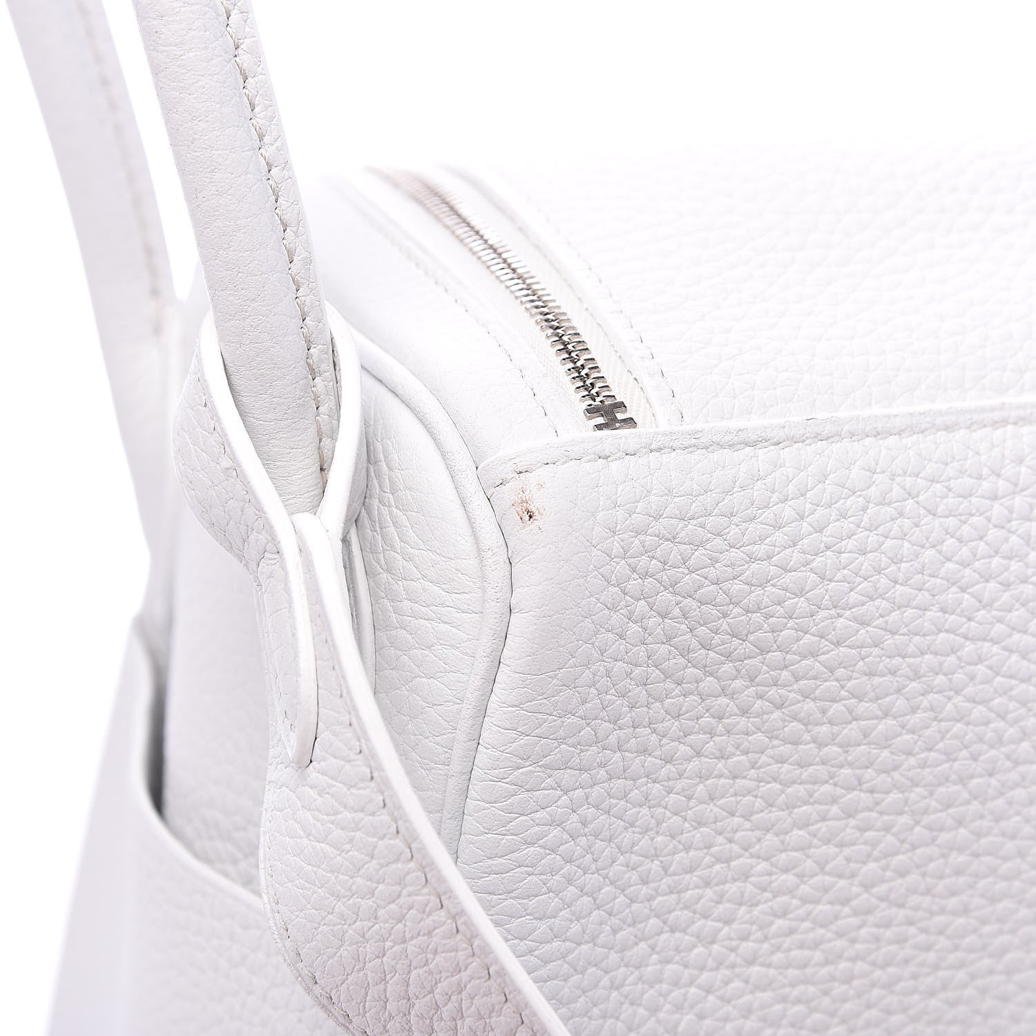 Hermes Taurillon Clemence Lindy 26 White 10 of 11