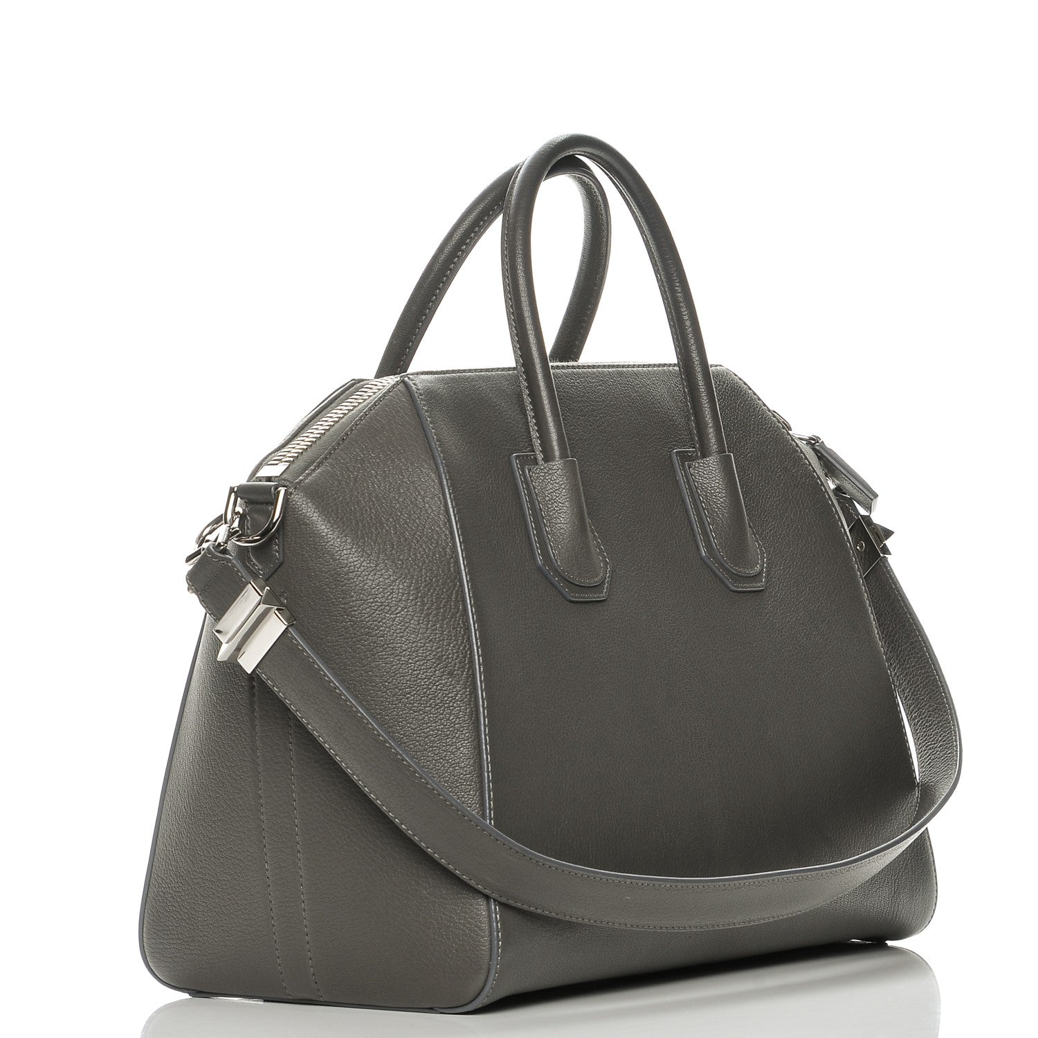 Givenchy Sugar Goatskin Medium Antigona Dark Grey 3 of 7