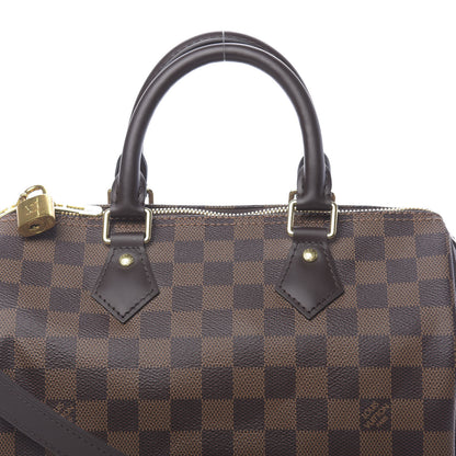 Louis Vuitton Damier Ebene Speedy Bandouliere 25 10 of 10