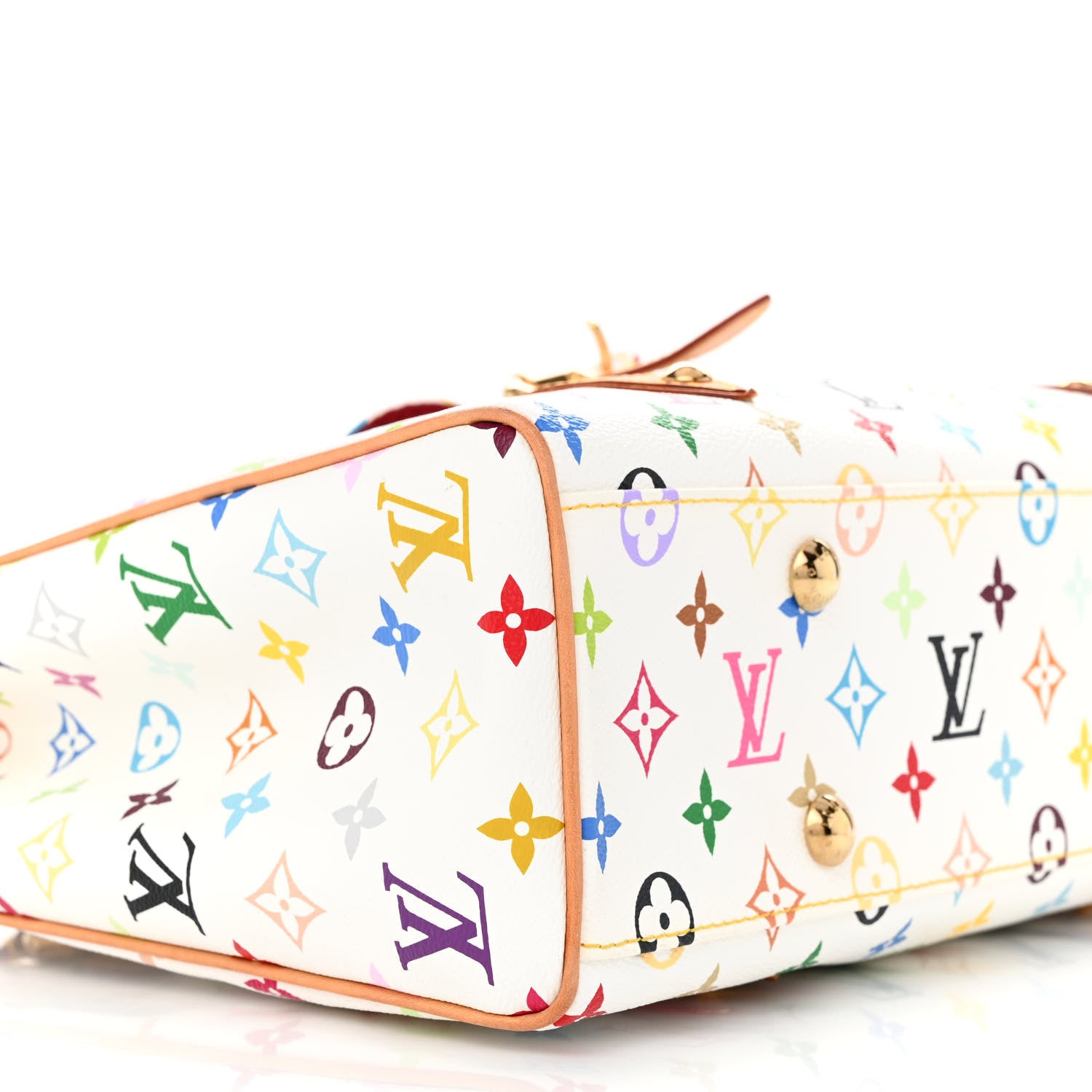 Louis Vuitton LOUIS VUITTON Monogram Multicolor Aurelia MM White 8 of 14