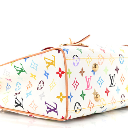 Louis Vuitton LOUIS VUITTON Monogram Multicolor Aurelia MM White 8 of 14