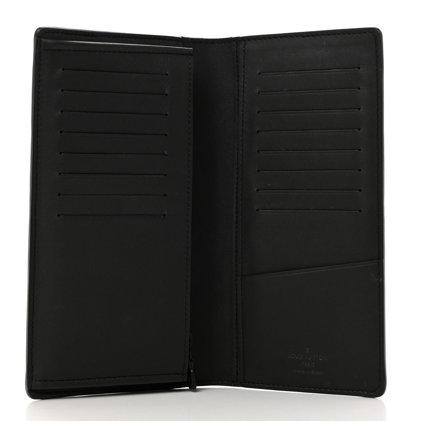 Calfskin Monogram Shadow Brazza Wallet Black