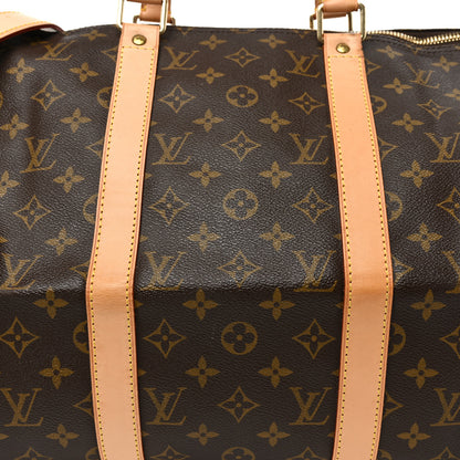 Louis Vuitton Monogram Keepall Bandouliere 50 12 of 18