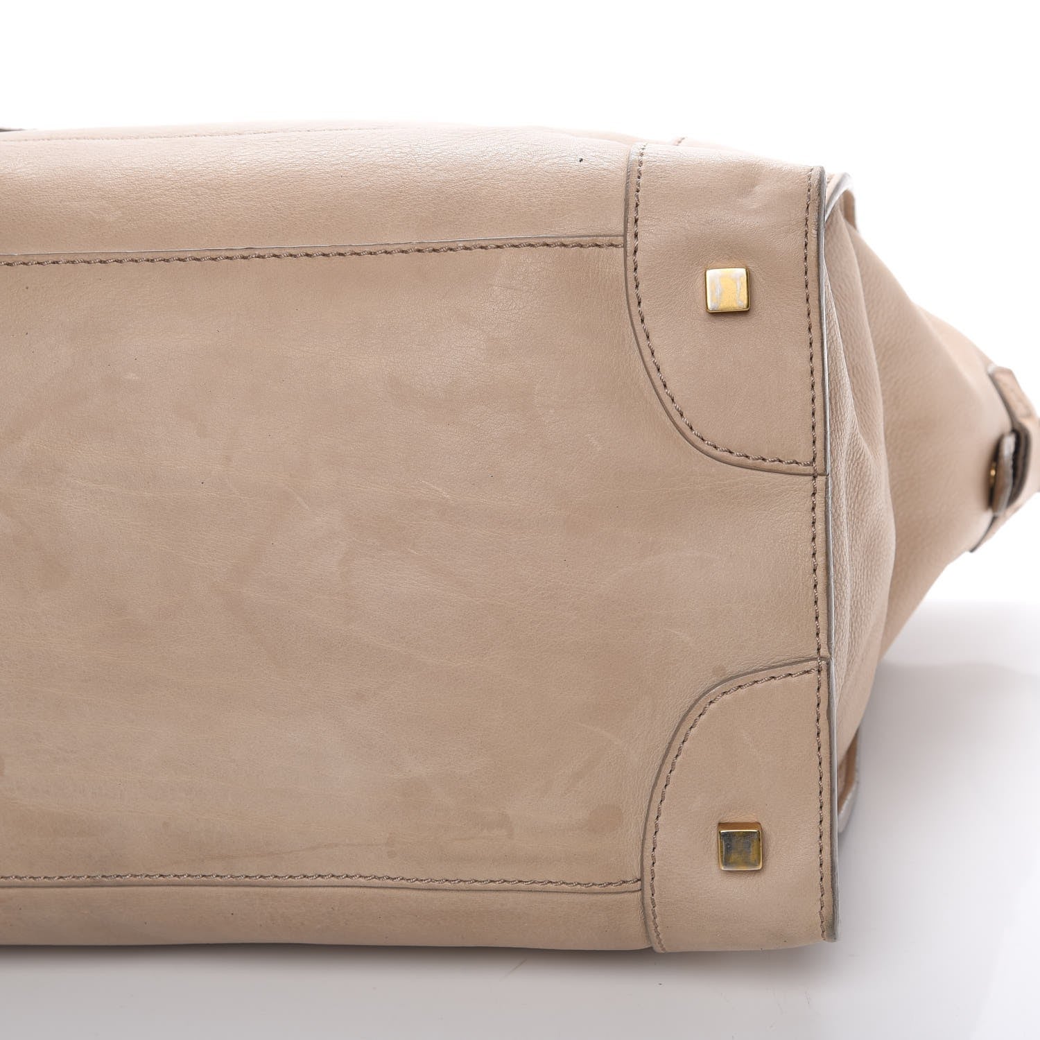 Celine Drummed Calfskin Medium Luggage Camel 20 of 21