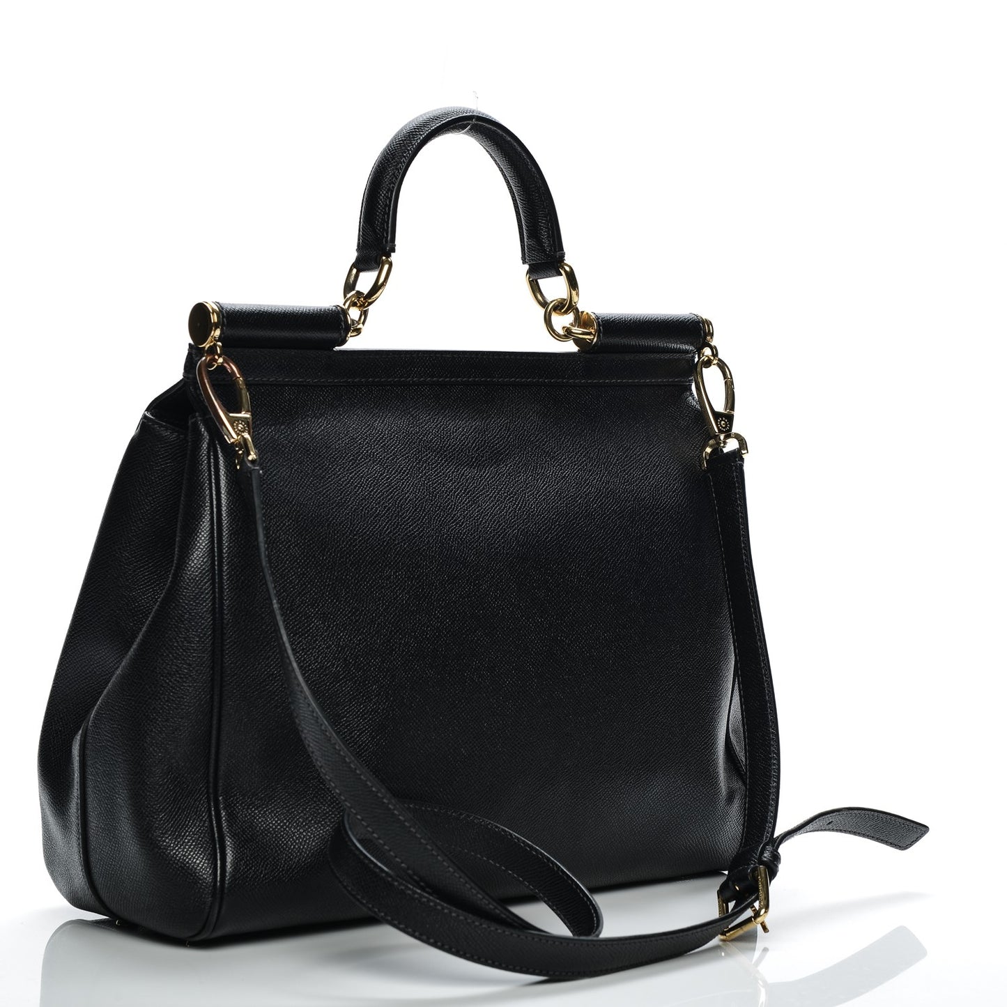 Dauphine Large Miss Sicily Satchel Black