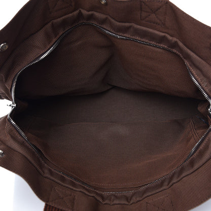 Hermes Canvas Herline MM Tote Brown 5 of 7