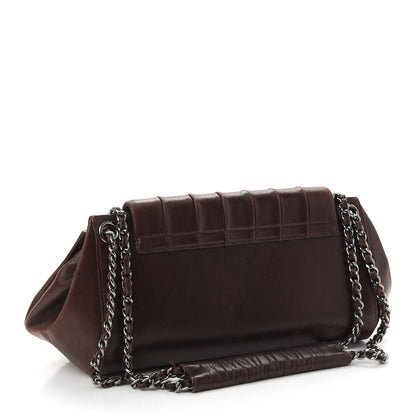 Chanel Lambskin Vertical Quilt Small Accordion Flap Brown 3 of 10