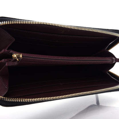 Chanel Caviar Quilted Large Gusset Zip Around Wallet Black 5 of 8