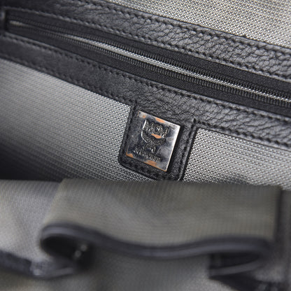 MCM Visetos Medium Side Studs Stark Backpack Black 10 of 18