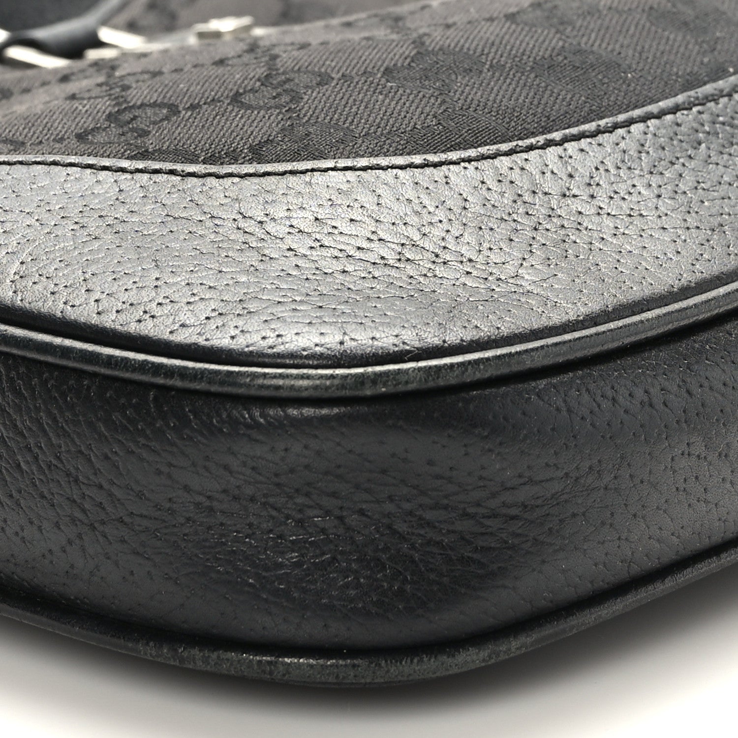 Gucci Monogram Jackie O Hobo Black 8 of 9