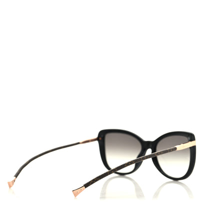 Louis Vuitton Monogram Acetate Charlotte Sunglasses Z0781E Black 4 of 7