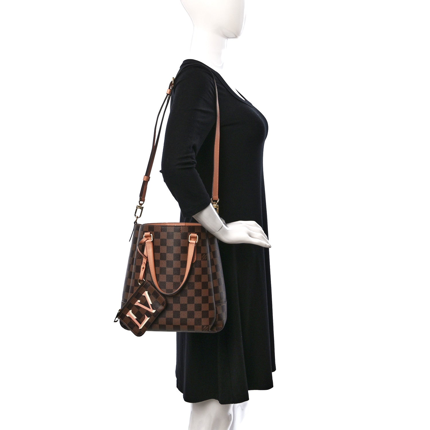 Louis Vuitton Damier Ebene Belmont PM Venus Pink 2 of 8