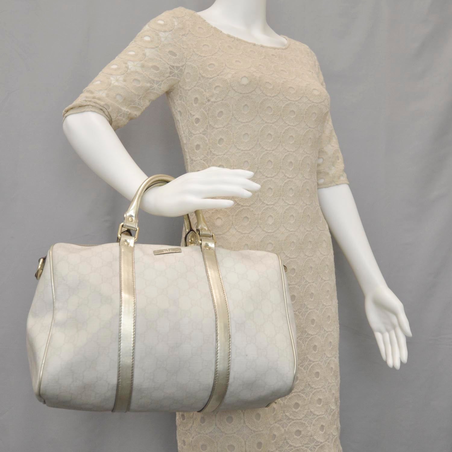 Gucci Monogram Medium Boston White 2 of 12