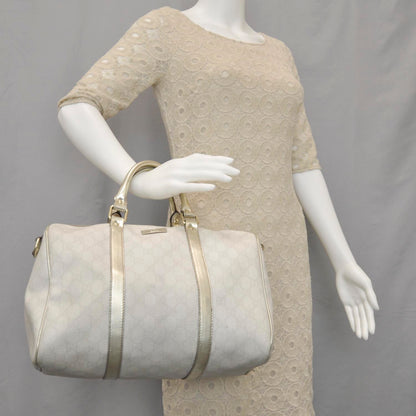 Gucci Monogram Medium Boston White 2 of 12